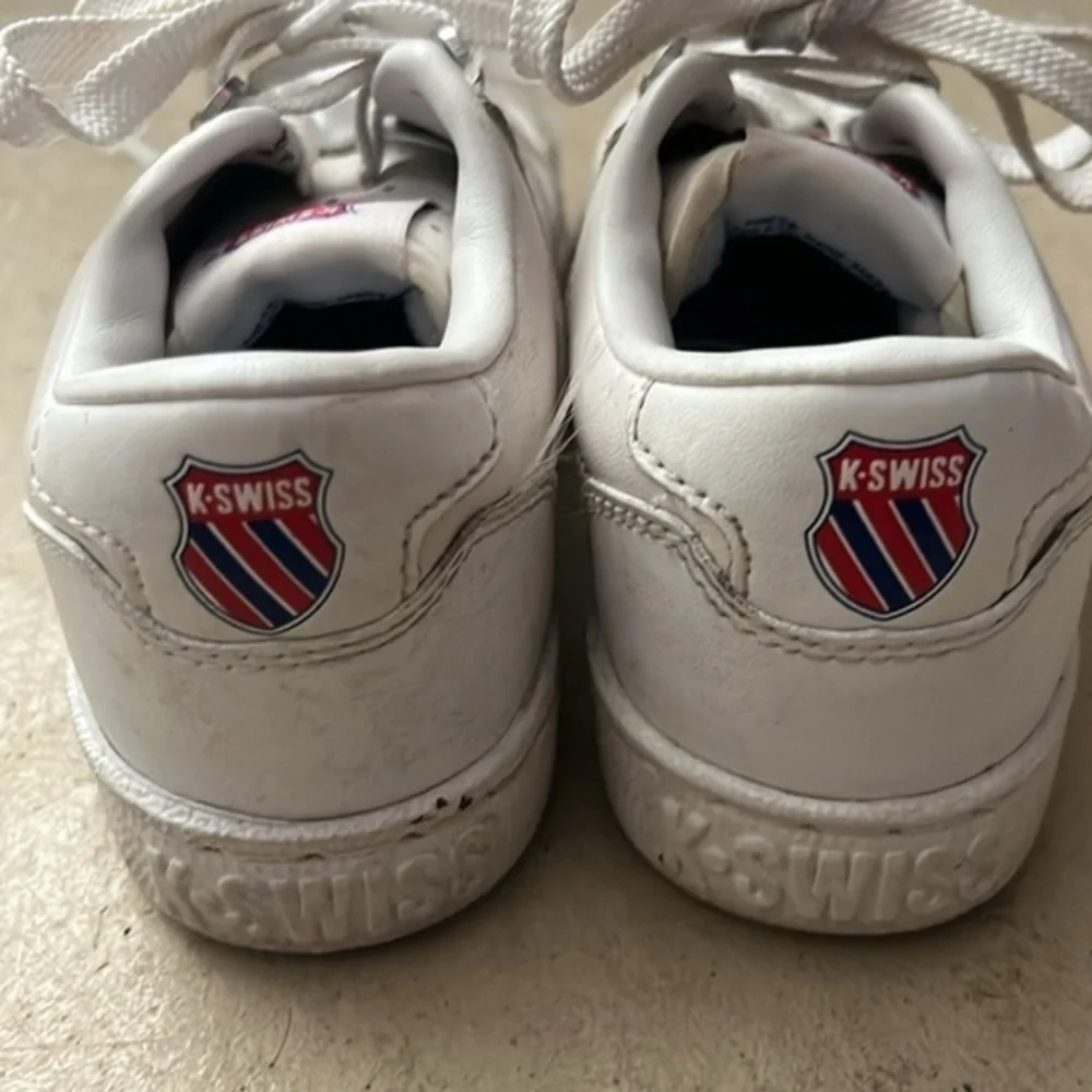 K-Swiss‎ classic kids leather white kids athletic shoes size 11